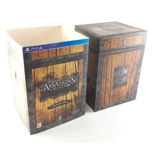 371 - SONY PS4 ASSASSINS CREED Black flag exclusive Edition Figurine, game boxed set.#379