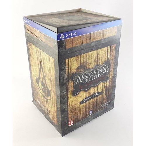 371 - SONY PS4 ASSASSINS CREED Black flag exclusive Edition Figurine, game boxed set.#379