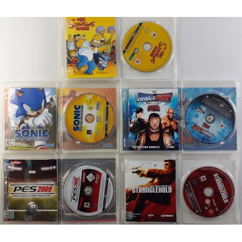 375 - A collection of NINETEEN SONY PS3 boxed games to include such games as Infamous2, Transformers, Infa... 