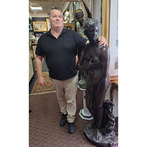 226 - A VENUS DE MEDICI lifesize bronze statue standing 160cm approx#61