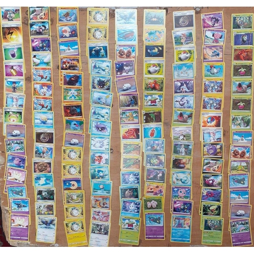 153 - POKEMON CARDS x200 + Assorted cards and varieties. All in well stored condition.#175