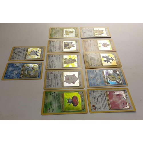 159C - ALL cards ideal to grade - 12 POKEMON HOLOGRAM rare cards mixed collection to include a Gyarados, Ma... 