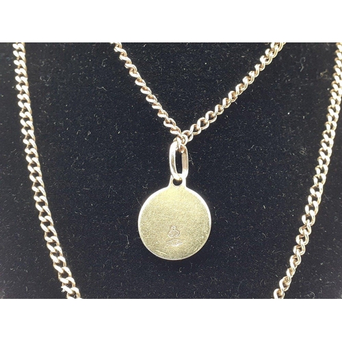 20 - A 375 marked chain and pendant. Gross weight 6.9g approx#20