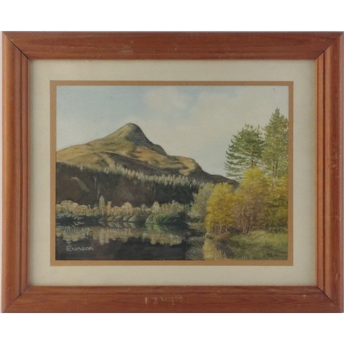 253 - Six attractive framed watercolours  One of Eilean Donan, and others of Borders Interest including Sc... 