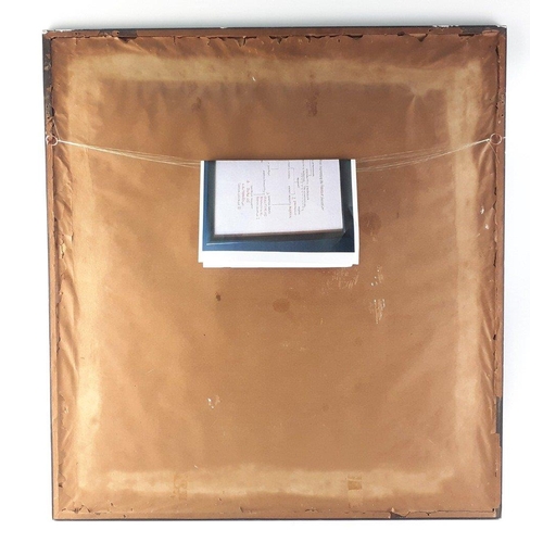 294 - Original QUEEN ANNE framed silk handkerchief being an abstract of the ACT OF PARLIAMENT (1701)  deta... 