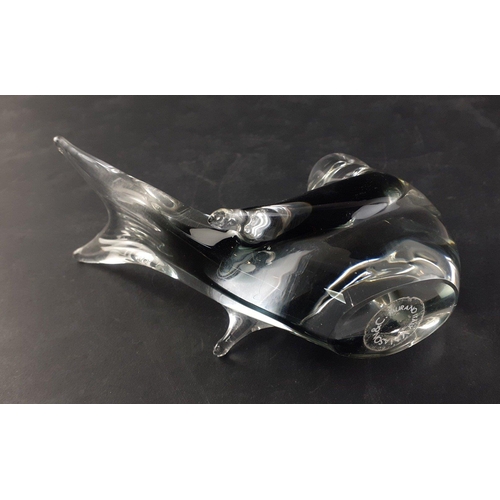 348 - MURANO model of a bird.  Standing 11cm at the tail.#374