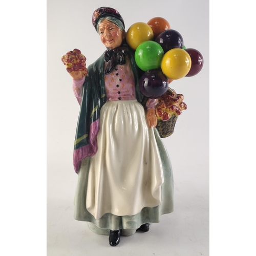 370 - Royal Doulton 'Biddy Pennyfarthing' HN1843 figurine. H: 23cm approx#397