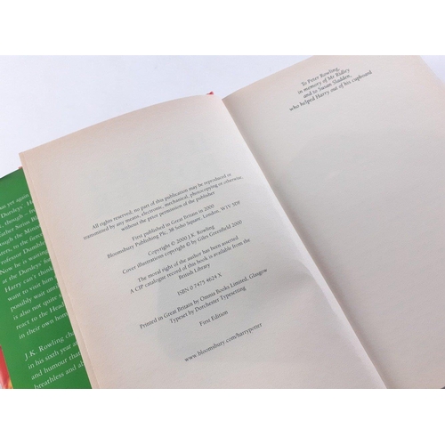 442 - HARRY POTTER x 2 First Edition Hardbacks. Harry Potter and the Deadly Hallows and Harry Potter and t... 