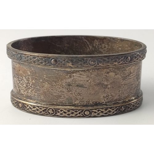 74 - A Sterling Silver fully hallmarked napkin Ring. 36.8g approx.#95