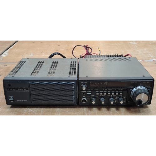 YAESU FT-707 HF SSB Transceiver unit. Great quality ham radio