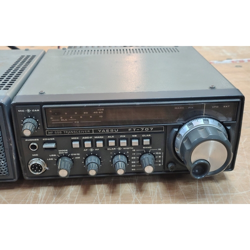 YAESU FT-707 HF SSB Transceiver unit. Great quality ham radio