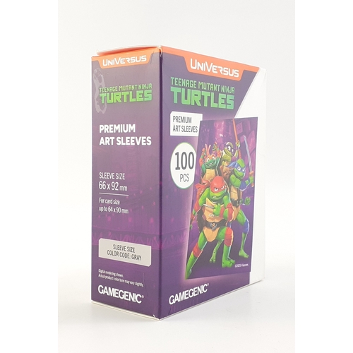 231 - UNIVERSUS TEENAGE MUTANT TURTLES premium art sleeves 100 pieces - all intact within a small bag - in... 