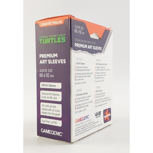 231 - UNIVERSUS TEENAGE MUTANT TURTLES premium art sleeves 100 pieces - all intact within a small bag - in... 