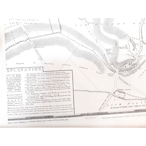 257 - A collection of six reproduction Kirkwood full sheet maps of EDINBURGH. Each 87 x 63cm approx.#47... 