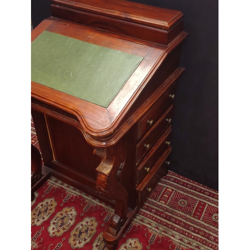270 - A reproduction stylish DAVENPORT desk in good useable condition.  Stands 84cm tall, 55cm wide and 55... 