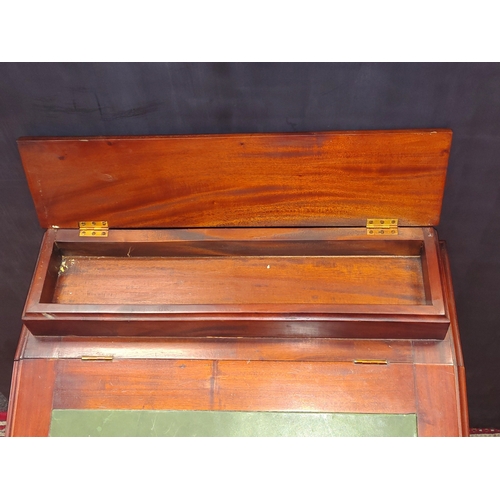 270 - A reproduction stylish DAVENPORT desk in good useable condition.  Stands 84cm tall, 55cm wide and 55... 