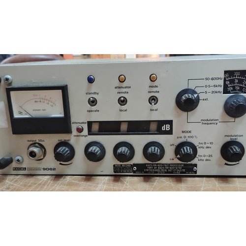 RACAL Model 9062 signal processor unit. Minor damage to fascia noted.#146