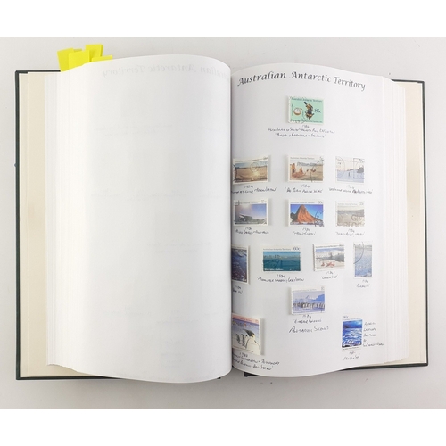 227 - A well compiled older stamp album. Substantial album compiled by an enthusiastic collector and compi... 