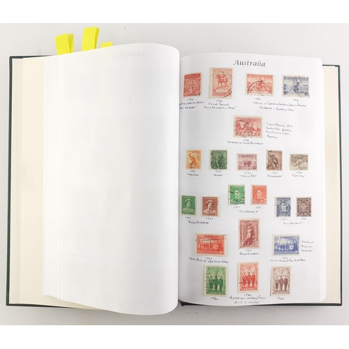 227 - A well compiled older stamp album. Substantial album compiled by an enthusiastic collector and compi... 