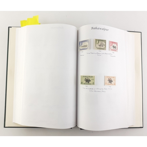 227 - A well compiled older stamp album. Substantial album compiled by an enthusiastic collector and compi... 