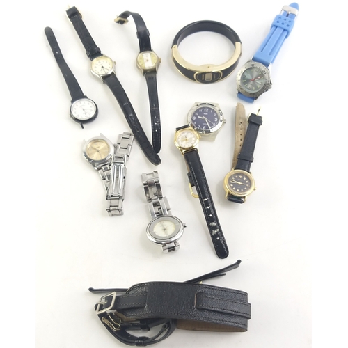 207 - A small collection of ladies dress watches. Nine in total, batteries may be required.