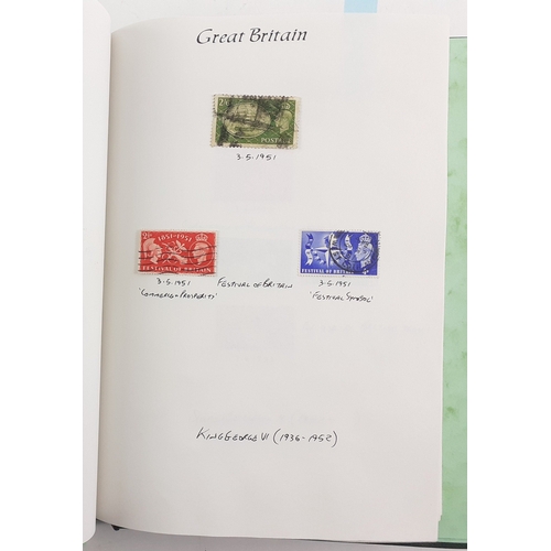 226 - A well compiled older stamp album. Opens with Penny Reds and Twopenny Blue, continues with a good se... 