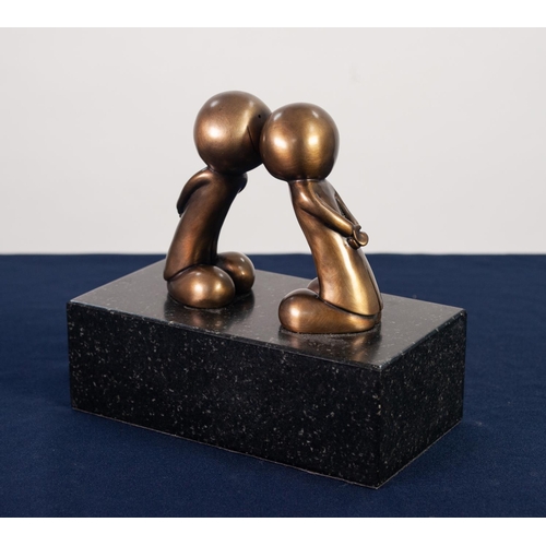 85 - DOUG HYDE (British b.1972) 
CAST BRONZE 
'First Date', ARTIST PROOF
edition number  95/95
Signed, on... 