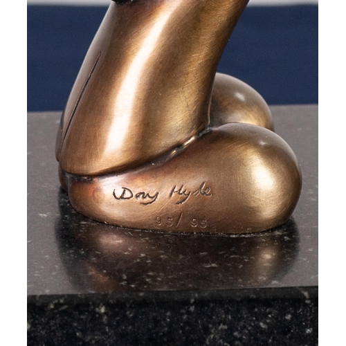 85 - DOUG HYDE (British b.1972) 
CAST BRONZE 
'First Date', ARTIST PROOF
edition number  95/95
Signed, on... 