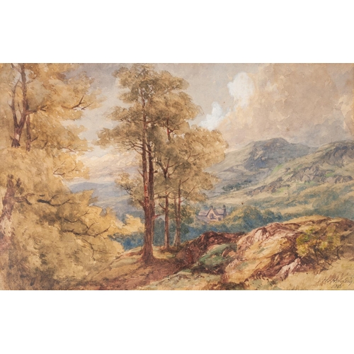 237 - HENRY JAMES HOLDING (1833-1872) 
PAIR OF WATERCOLOUR DRAWINGS 
Landscapes 
Signed and dated 1861 
8 ... 