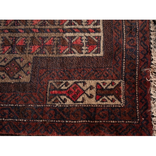 2 - DAGHESTAN CAUCASIAN PRAYER RUG, the rectangular central panel and mihrab with all-over panel on a li... 