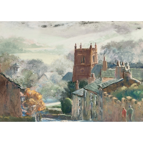 282 - A.J. MAYHEW (TWENTIETH CENTURY) 
SIX PASTEL DRAWINGS 
Landscapes, lake district, Suffolk, etc 
Signe... 