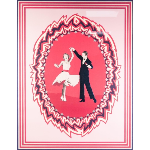 182 - ELLEN KUHN
SILK SCREEN PRINT, ARTIST SIGNED LIMITED EDITION
'Fred Astaire & Jane Powell'
Signed, tit... 