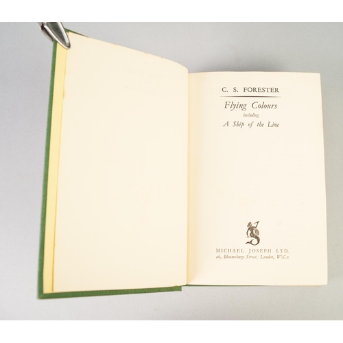 42 - C S FORESTER, FLYING COLOURS INCLUDING A SHIP OF THE LINE, 1st EDITION, PUBLISED 1938 in conjunction... 