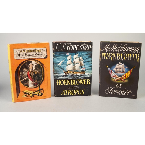 51 - C S FORESTER, HORNBLOWER SERIES SIX, 1st EDITION TITLES PUBLISHED BY MICHAEL JOSEPH to include Lord ... 