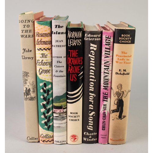 58 - SMALL QUANTITY OF SIGNED TITLES, all in dust jackets: JOHN VERNEY, Going to the Wards (1955); EDWARD... 