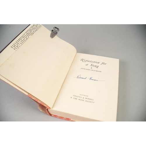 58 - SMALL QUANTITY OF SIGNED TITLES, all in dust jackets: JOHN VERNEY, Going to the Wards (1955); EDWARD... 