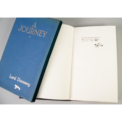 66 - LORD DONSANY, A JOURNEY, PUBLISHED BY MACDONALD & CO LTD., 'This edition, initiated by the Author, i... 