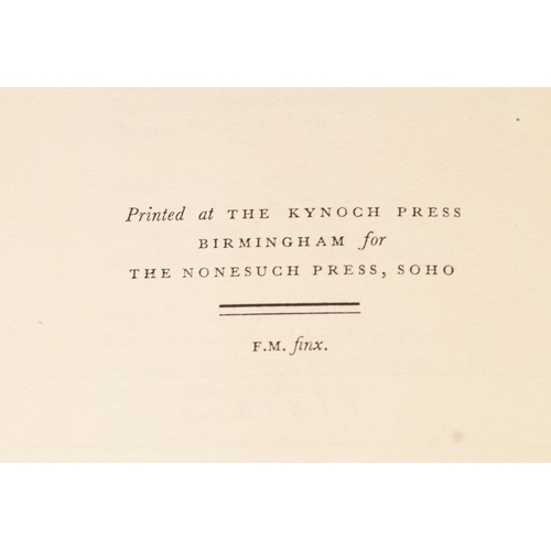 67 - PRIVATE PRESS - TWO TITLES FROM THE NONESUCH PRESS to include The Receipt Book of Elizabeth Raper wi... 