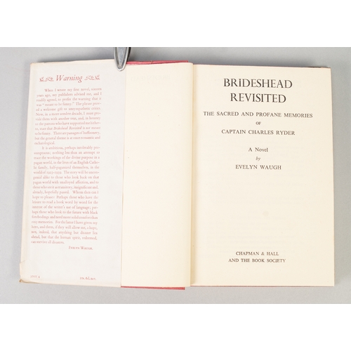 50 - EVELYN WAUGH, BRIDESHEAD REVISITED, THE SACRED AND PROFANE MEMORIES OF CAPTAIN CHARLES RYDER, PUBLIS... 