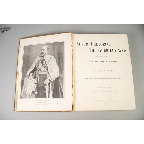 111 - WILSON, H.W, 'WITH THE FLAG TO PETORIA A HISTORY OF THE BOER WAR', 1899- 1900, 4 volume set, publish... 