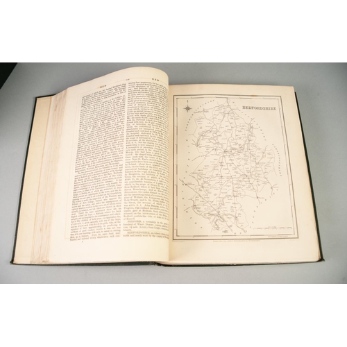 92 - SAMUEL LEWIS, TOPOGRAPHICAL DICTIONARY OF ENGLAND, 4 volumes, published S Lewis & Co., 1831, bound i... 