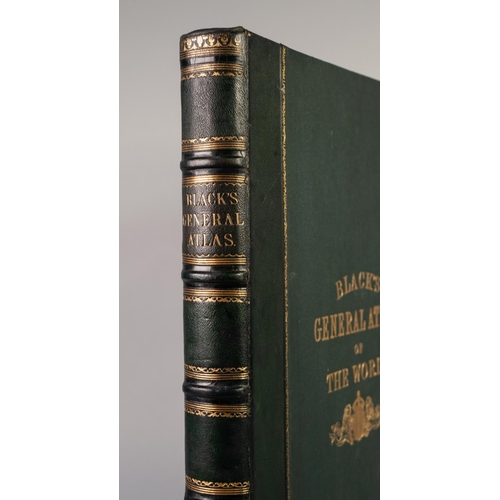 155 - BLACK'S GENERAL ATLAS OF THE WORLD, NEW AND REVISED EDITION, published Edinburgh Adam and Charles Bl... 