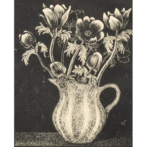 222 - GEORGE REISS (TWENTIETH CENTURY) 
FOUR ARTIST SIGNED LIMITED EDITION SMALL PRINTS FROM ETCHINGS 
‘Sp... 