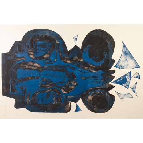 260 - NORMAN JAQUES (1926-2014) 
TWO ARTIST SIGNED COLOURED ETCHINGS ‘Balance’, Artist Proof 
21” x 14 ¾” ... 