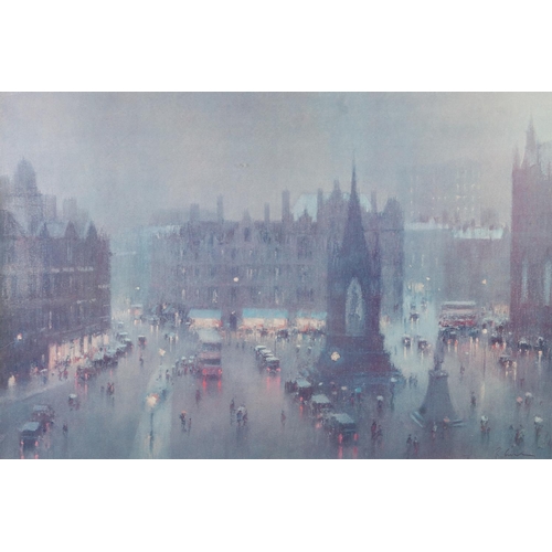 279 - BOB RICHARDSON 
FOUR ARTIST SIGNED LIMITED EDITION COLOUR PRINTS 
Albert Square, Manchester, (189/50... 