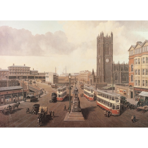 279 - BOB RICHARDSON 
FOUR ARTIST SIGNED LIMITED EDITION COLOUR PRINTS 
Albert Square, Manchester, (189/50... 