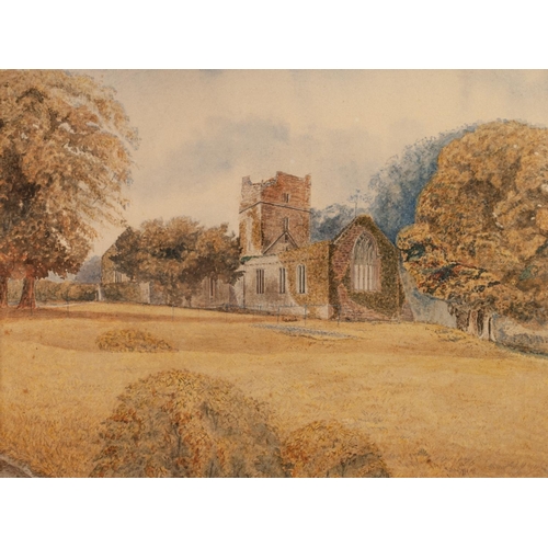 311 - FREDERICK DUNCAN (LATE NINETEENTH CENTURY) 
PAIR OF WATERCOLOURS 
‘Kinross Abbey’, ‘Ross Castle’ 
Si... 