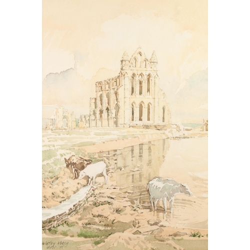 349 - UNATTRIBUTED (TWENTIETH CENTURY) 
TWO WATERCOLOURS BY THE SAME HAND 
‘Castle Howard’, 9” x 12 ¾” (22... 