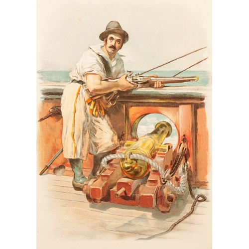 185 - THIRTY COLOUR BOOK PLATE PRINTS OF NAVAL FIGURES
10” x 7” (25.4cm x 17.8cm) and smaller
all mounted ... 