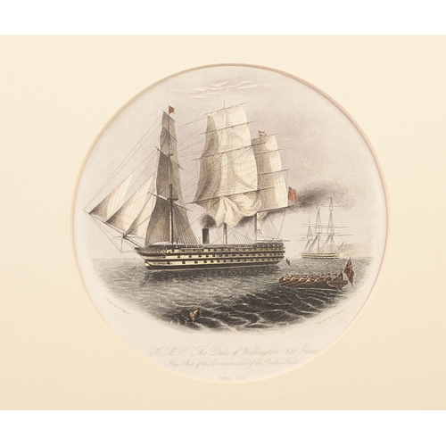 186 - FOURTEEN, NINETEENTH CENTURY AND LATER COLOUR BOOK PLATE PRINTS OF SHIPPING including military
7” x ... 